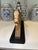 Vintage Handmade Folk Art Jockey Horse Racing Wood Sculpture For Sale - Image 10 of 13