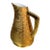 Vintage Mid-Century Modern 22k Weeping Bright Gold Ceramic Pitcher Le Mieux For Sale