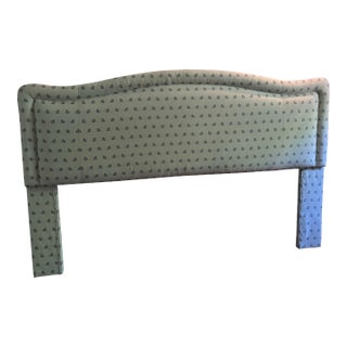 King Sized Headboard Newly Made and Upholstered For Sale