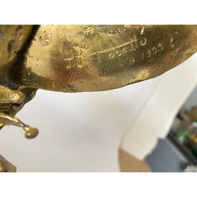 Brass Sculpture in Brass and Aluminium by Tossello, 1999 For Sale - Image 10 of 15