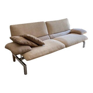 1980s Olympic Sofa by Saporiti Milano Reupholstered For Sale