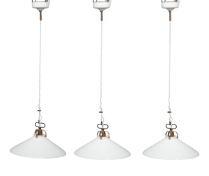 Vintage Tenda Pendant Lamps by Aldo Bernardi, Italy, 1990s, Set of 3