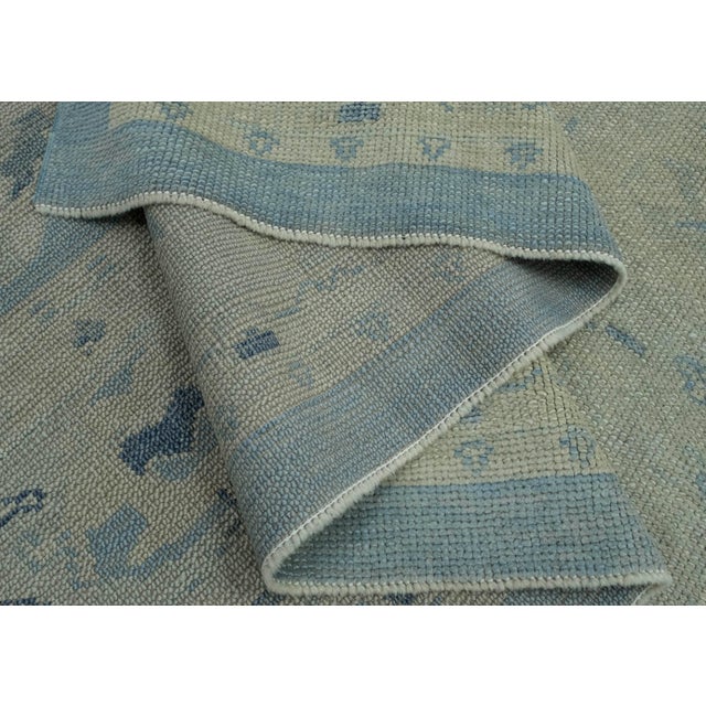 Textile Turkish Oushak Rug 9'1" x 12' #18605 For Sale - Image 7 of 8