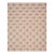 Pink Geometric Trellis Flatweave Wool Kilim Rug 6x9 For Sale