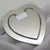 Vintage Italian Handmade Silver Heart-Shaped Bookmark Engraved with Ar, Padova, 1980s For Sale - Image 9 of 14