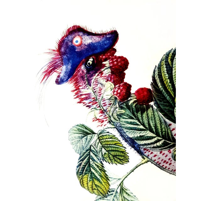 Wood Salvador Dali - Raspberry - Original Hand-Signed Lithograph 1969 For Sale - Image 7 of 11