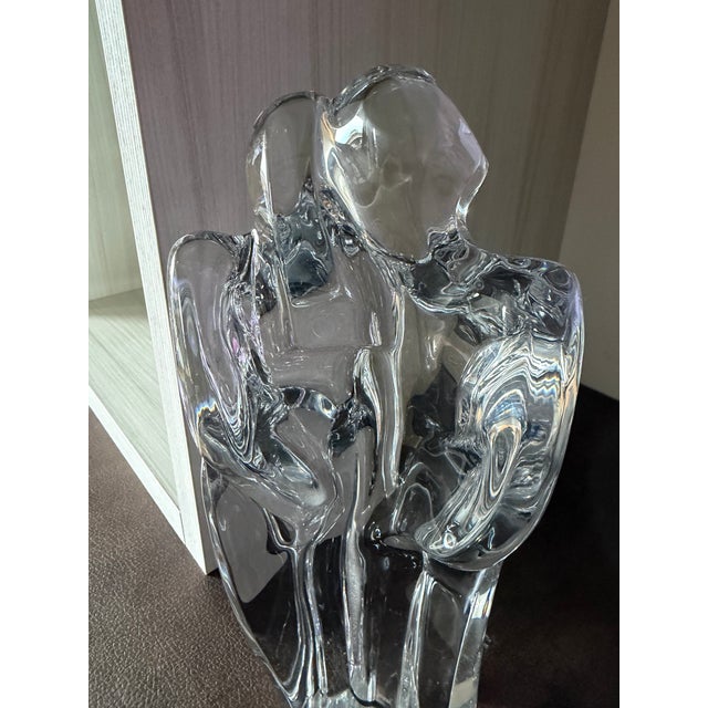 Transparent Baccarat Crystal 12” Sculpture For Sale - Image 8 of 18