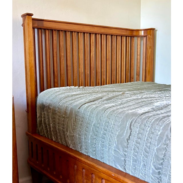 Gustavian (Swedish) Antique Reproduction Gustavian Solid Walnut Daybed or Twin Bed For Sale - Image 3 of 6