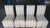 Vintage Designmaster Skirted Parsons Chairs With Bow Tie Backs, Set of 7 For Sale In Naples, FL - Image 6 of 14