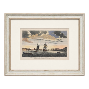 Havana Harbor Cuba by Peter Canot, 1764 | Rare Original Hand-Colored | Custom Framed