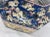 Paint Antique Chinese Blue & Yellow Porcelain Covered Serving Container (Storage / Gift Box) With Auspicious Cranes and Bats For Sale - Image 7 of 11