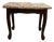 2008 Vintage Vanity Bench Mahogany Queen Ann Tapestry Dressing Bustle Foot Stool For Sale