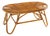 Wicker Coffee Table with Oval Top, 1950s For Sale