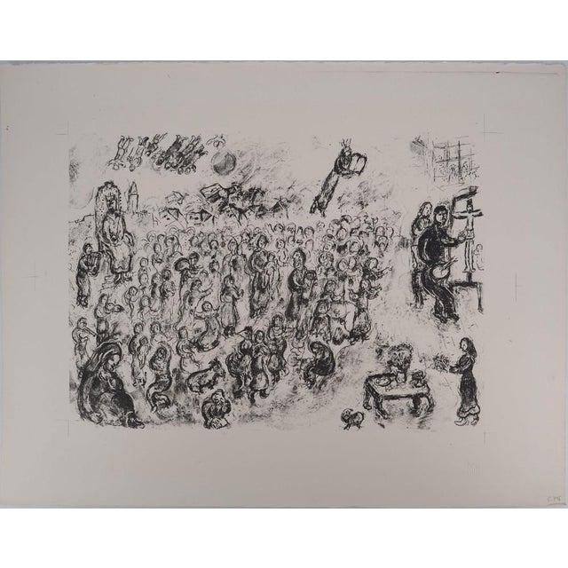 Marc Chagall, The World of the Bible, Original Lithograph For Sale - Image 5 of 5