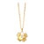 Syna Yellow Gold Jardin Flower Pendant with Diamonds For Sale