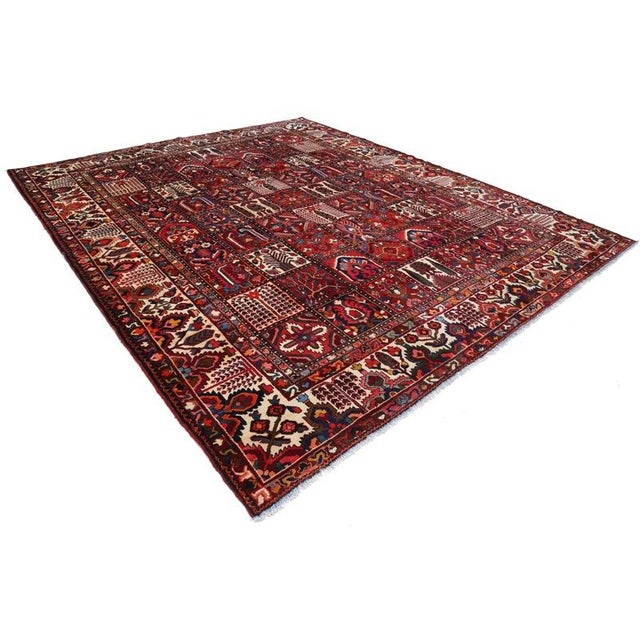 Pasargad DC Fine Hand Knotted Persian Vintage Bakhtiari Rug For Sale - Image 4 of 4