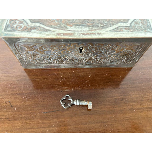 Early 20th Century Silver-Plated Metal Casket from WMF, Germany, 1890s For Sale - Image 14 of 18
