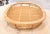 Contemporary Natural Mid-Century Rattan Serving Tray For Sale - Image 3 of 3