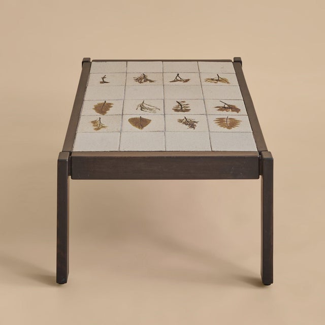 French Garrigue Ceramic Tile Coffee Table by Roger Capron, 1960s For Sale - Image 13 of 13