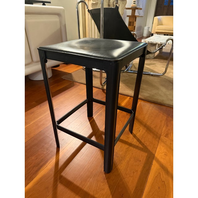 Matteo Grassi Set of 4 Bar Stools For Sale - Image 9 of 9