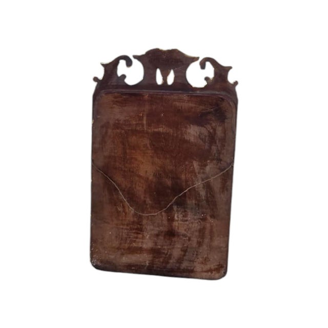 This product is a vintage Chippendale style mirror, hand painted in the 1930s. It features a rectangular shape with a...