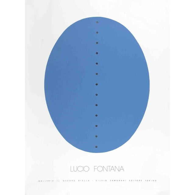 Modern Lucio Fontana, Concetto Spaziale, Etching, 1967 For Sale - Image 3 of 3