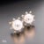 Pink Diamond Akoya Pearl Earrings 14 Karat Yellow Gold Certified For Sale - Image 8 of 11