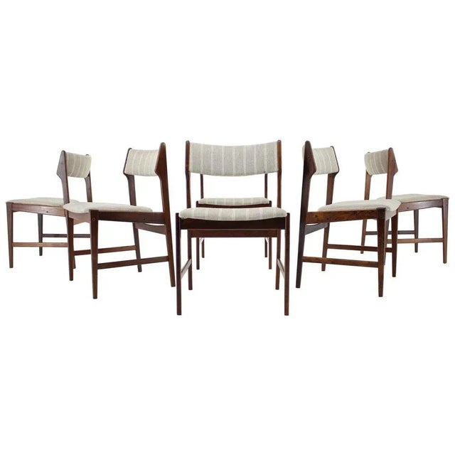 Solid Rosewood Dining Chairs by Erich Buch, Denmark, 1960s, Set of 6 For Sale - Image 16 of 16