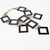 Metal Paco Rabanne Paris Futuristic Chrome and Enamel Necklace For Sale - Image 7 of 10