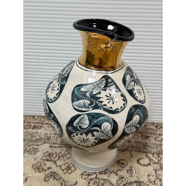 Blue Ruan Hoffmann for Anthropologie Dreambirds Vase For Sale - Image 8 of 12
