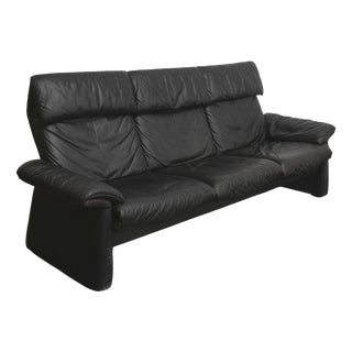 Lugano Three-Seater Leather Sofa from Erpo For Sale