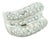 Italian 18k White Gold Diamond Crossover Ring, 3.74 Carats, Size 5.75 For Sale