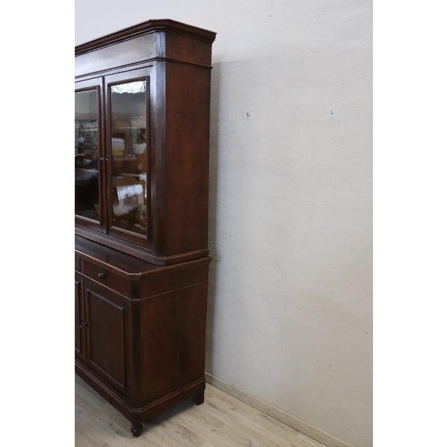 Antique Mid 19th Century Sideboard in Walnut Veneer For Sale - Image 14 of 17