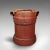 Early 20th Century 1910s Edwardian Antique English Leather Decorative Bucket For Sale - Image 5 of 11