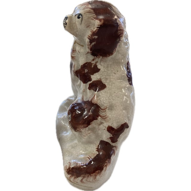 Late 19th Century Pair of Small Staffordshire Terriers For Sale - Image 5 of 7