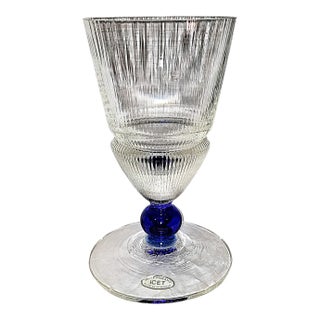 1950s Murano Style Oversized Wine Glass For Sale