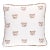 Schumacher x Marie-Chantal Bear Print 16" Pillow in Ivory For Sale