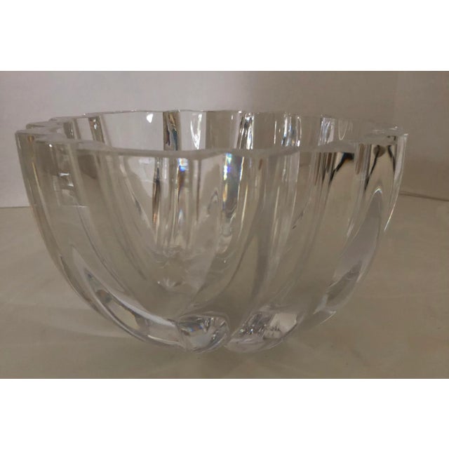 Contemporary Vintage Orrefors of Sweden Isabella Crystal Bowl For Sale - Image 3 of 9