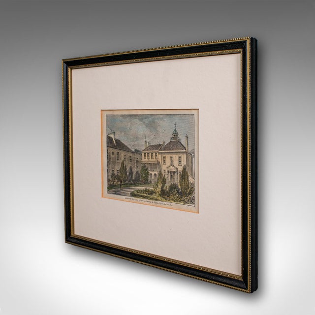 Victorian Antique Surgeon Square Picture, Edinburgh, Art, Medical Interest, Late Victorian For Sale - Image 3 of 9