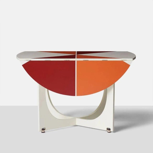 1970s Gio Ponti Drop Leaf Apta Table For Sale - Image 5 of 9