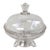 Antique j.h. Hobbs Figural Pressed Glass Covered Compote Candy Dish For Sale