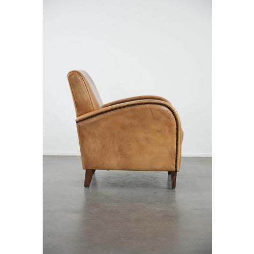 English Armchair in Cowhide For Sale - Image 3 of 13