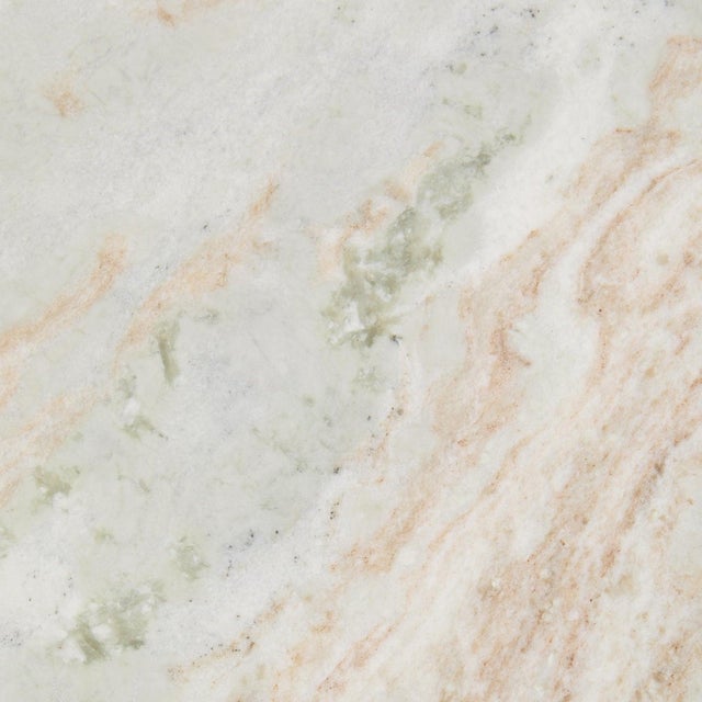 2020s Aurora Marble Pedestal Modern Coffee Table For Sale - Image 5 of 6