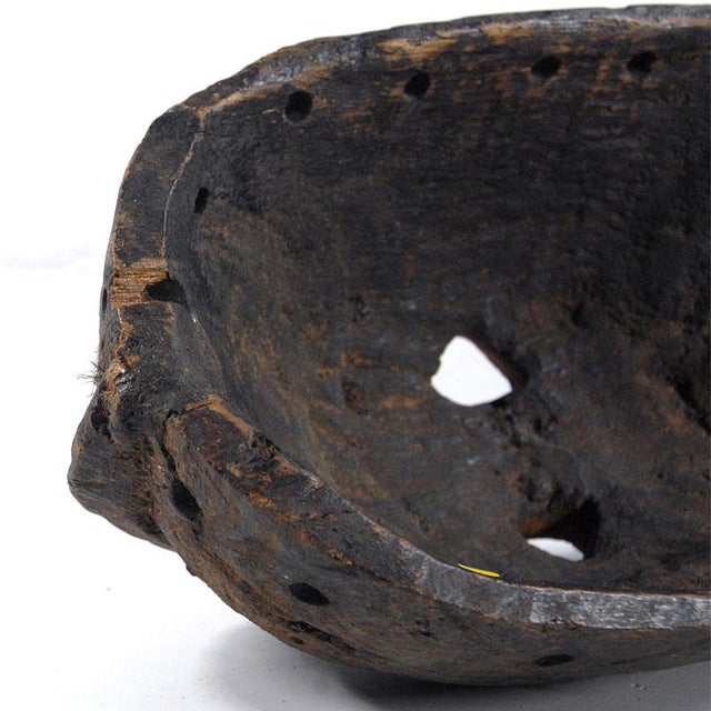 Large Tribal Mask in Wood For Sale - Image 6 of 12