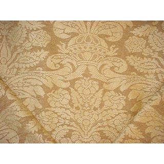 Brunschwig Et Fils Br-89430 Barnstable Chenille Golden Upholstery Fabric - 6-1/2y For Sale