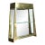 Vintage Boho Brass Tabletop Etagere For Sale