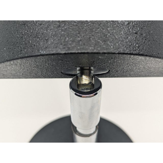 Black and Chrome Plated Metal Adjustable Snodo Wall Lamp by S. Mazza for Quattrifoglio, 1970s For Sale - Image 12 of 15