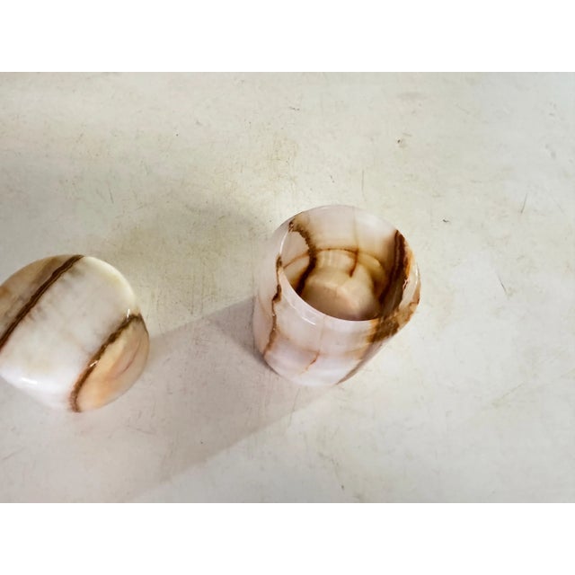 1970s Italian Onyx Vide Poche or Box with Beige Lid, Italy, 1970 For Sale - Image 5 of 8