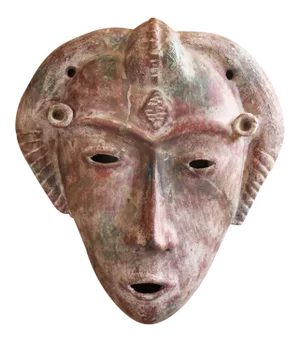 Antique South America Earthenware Mask