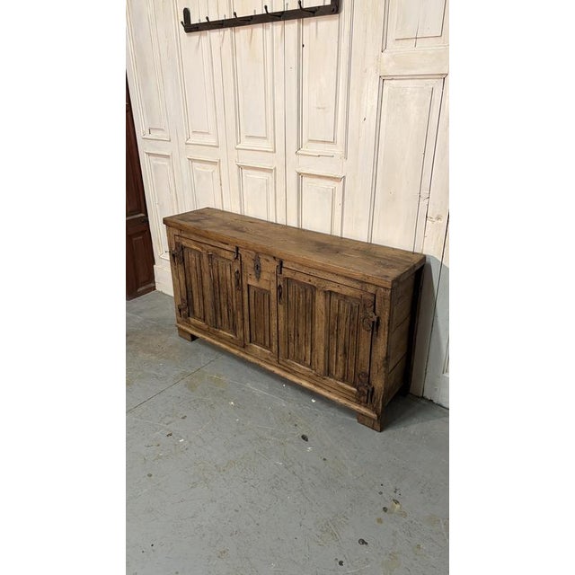 Antique Chestnut Credenza, 1700 For Sale - Image 3 of 6